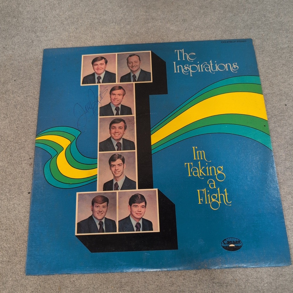 The Inspirations Im Taking a Flight Vinyl LP Canaan Records CAS-9769-LP 1975